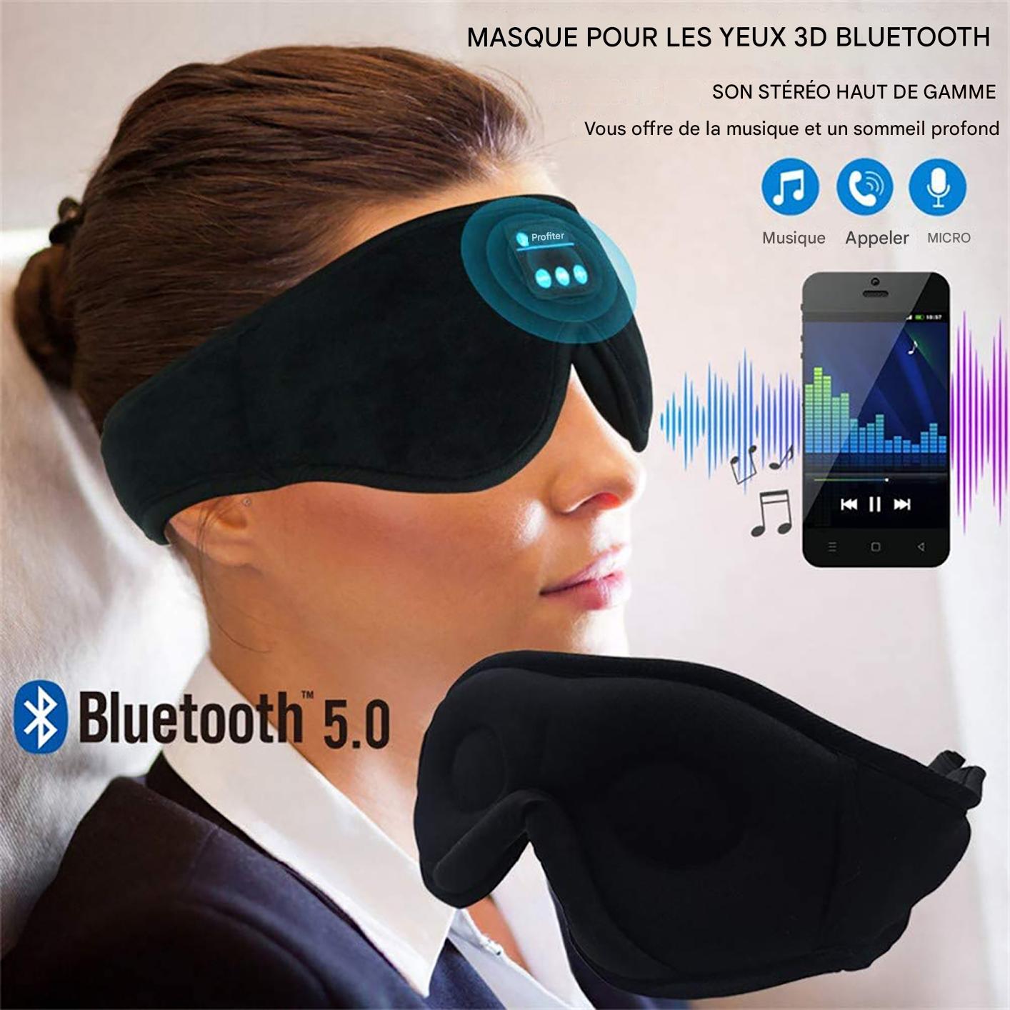 MASQUE DE SOMMEIL 3D BLUETOOTH