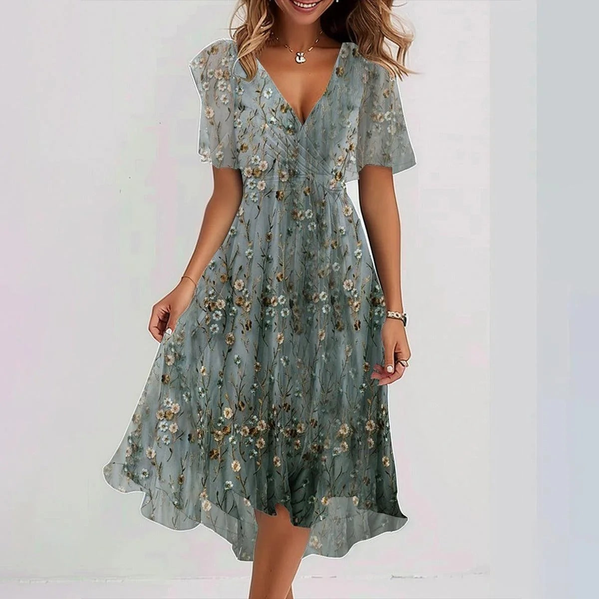 Robe Élégante d'Été pour Femme