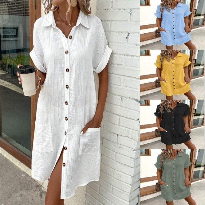 Robe Chemise Femme Été