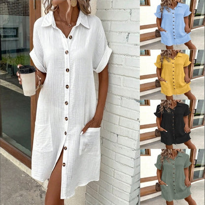 Robe Chemise Femme Été