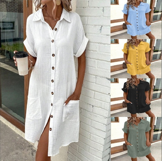 Robe Chemise Femme Été