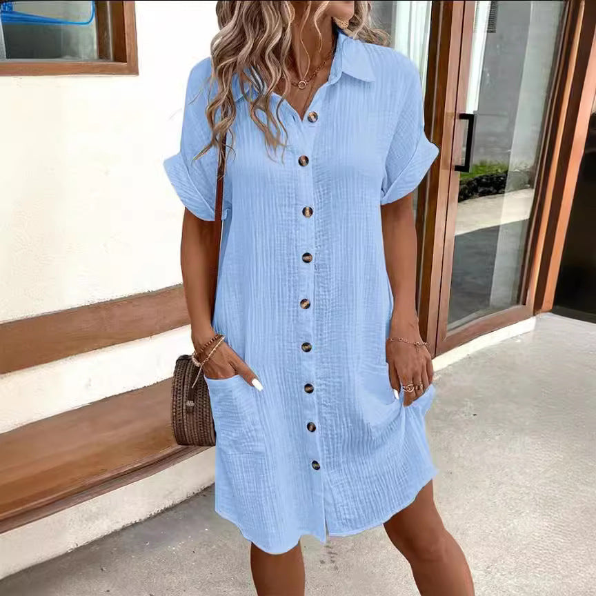 Robe Chemise Femme Été