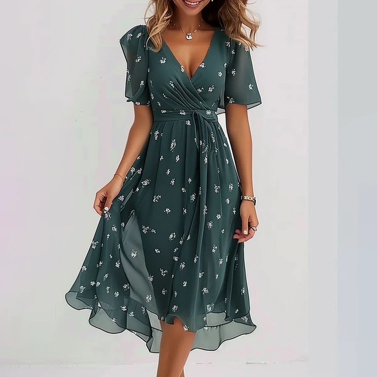 Robe Élégante d'Été pour Femme