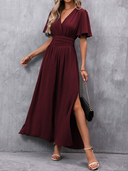 Robe Fendue Élégante et Tendance