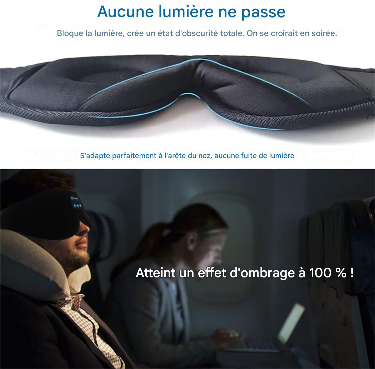 MASQUE DE SOMMEIL 3D BLUETOOTH
