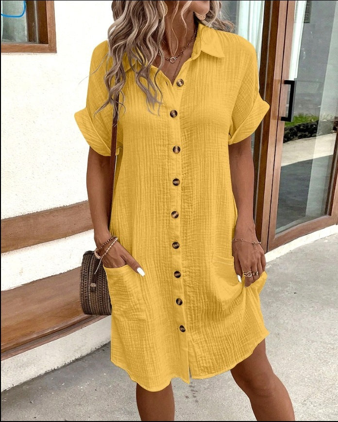 Robe Chemise Femme Été